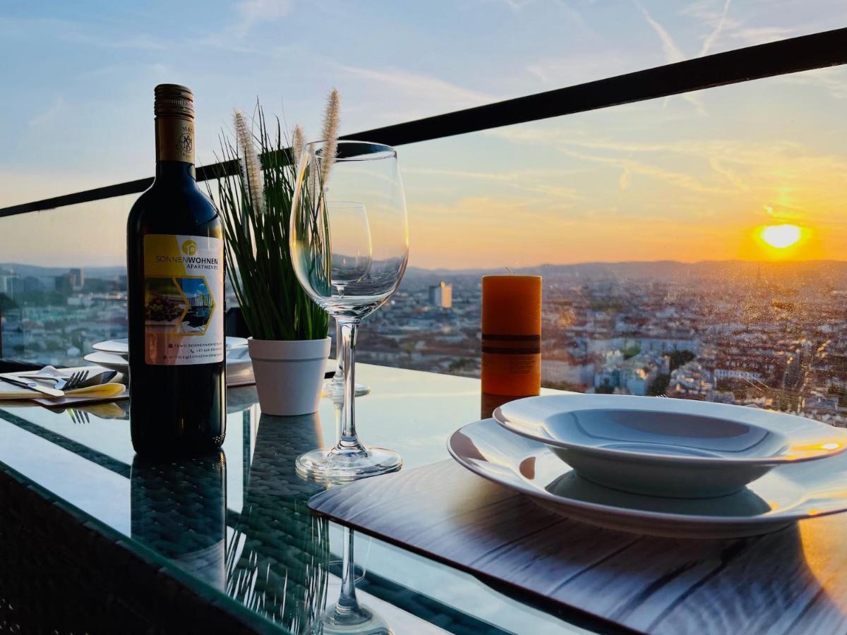Triiiple Level 31 - Sonnenwohnen Apartment Mit Fantastischem Ausblick Und Parkplatz 비엔나 외부 사진
