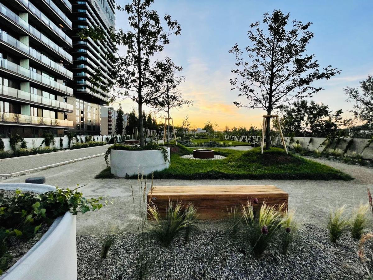 Triiiple Level 31 - Sonnenwohnen Apartment Mit Fantastischem Ausblick Und Parkplatz 비엔나 외부 사진